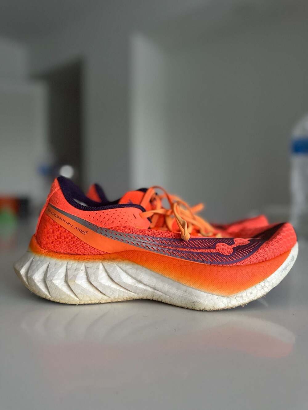 Saucony Men's Endorphin Pro 4 Running Shoes Viziorange S20939-125
